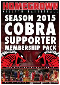 Cobra Supporter Membership Pack Season 2015
