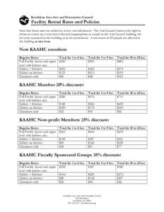 Microsoft Word - KAAHC Rental Policies.doc