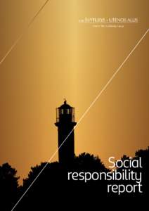Social responsibility report
