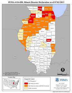 FEMA-4116-DR, Illinois Disaster Declaration as of[removed]WI Jo Daviess Stephenson Winnebago McHenry Boone