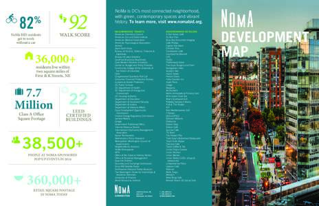 82  % NoMa BID residents get to work