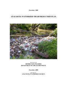 ANACOSTIA WATERSHED TRASH REDUTION PLAN