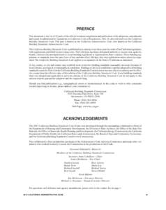 Color profile: Generic CMYK printer profile Composite Default screen PREFACE This document is the 1st of 12 parts of the official triennial compilation and publication of the adoptions, amendments and repeal of administr