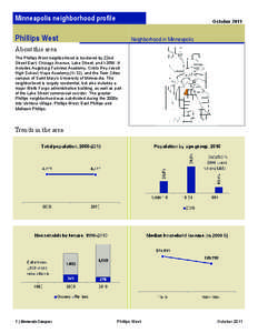 Minneapolis neighborhood profile  October 2011