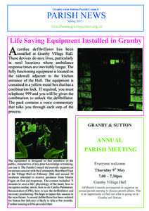 Granby-cum-Sutton Parish Council  PARISH NEWS Spring[removed]http://www.granbysutton.org.uk