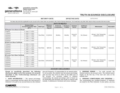 Individual retirement account / Truth in Savings Act / Investment / Banking / Finance / Financial economics / Dividend / Individual Retirement Accounts / Deposit account