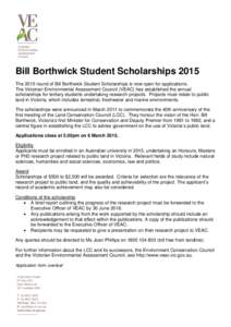 Microsoft Word - Borthwick scholarship appl_2015.doc