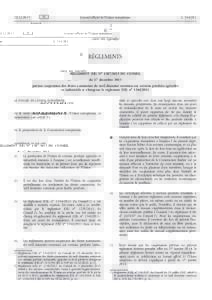 Règlement (UE) nodu Conseil du 17 décembre 2013 portant suspension des droits autonomes du tarif douanier commun sur certains produits agricoles et industriels et abrogeant le règlement (UE) no