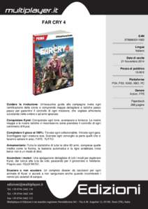 FAR CRY 4 EANLingua Italiano Data di uscita