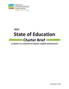 2012 State of Education Charter Brief