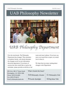 Microsoft Word - Philosophy Newsletter Fall 2014, Issue[removed]docx