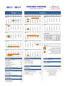 ACADEMIC CALENDAR[removed]Harmony Public Schools Austin Where Excellence is Our Standard