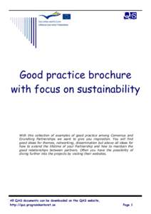 Good practice sustainability