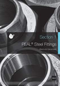 Section 1 PEAL® Steel Fittings (Black and Galvanised) Edition 3