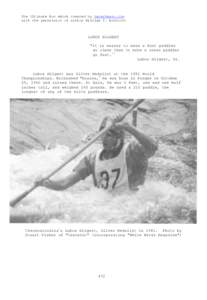 Water / Whitewater sports / Olympic sports / Kayak / Canoe / Kayaking / Luboš Hilgert / Whitewater / Paddle / Sports / Boating / Canoeing