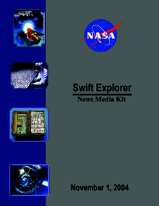 Swift Explorer News Media Kit November 1, 2004  Table of Contents