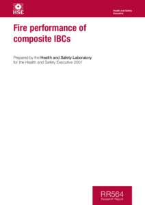 RR564 - Fire performance of composite IBCs