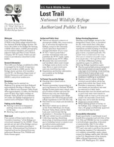 U.S. Fish & Wildlife Service  Lost Trail National Wildlife Refuge