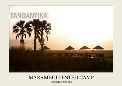 TANGANYIKA  MARAMBOI TENTED CAMP Tarangire & Manyara  WILDERNESS