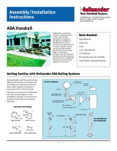 Assembly/Installation Instructions[removed]Wayne Ave. • Cincinnati, OH[removed]p[removed] • (f[removed]www.hollaender.com