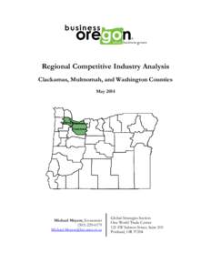 Employment / Unemployment / Shift-share analysis / Multnomah County /  Oregon / Labour economics / Behavior / Ethology / Labor economics / Economic base analysis / Economics