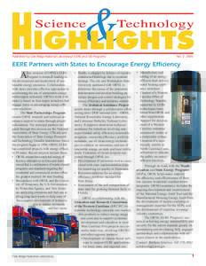 Science & Technology Highlights Published by Oak Ridge National Laboratory’s EERE and OE Programs