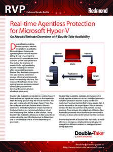 RVP  Redmond Vendor Profile Real-time Agentless Protection for Microsoft Hyper-V