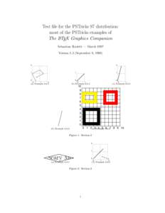 Test file for the PSTricks 97 distribution: most of the PSTricks examples of The LATEX Graphics Companion Sebastian Rahtz — March 1997 Version 1.3 (September 9, 1998)