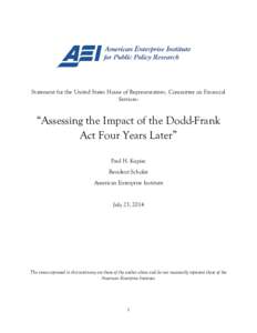 Financial regulation / Late-2000s financial crisis / Financial markets / Financial crises / Bank regulation in the United States / Dodd–Frank Wall Street Reform and Consumer Protection Act / Too big to fail / Financial Stability Oversight Council / Federal Deposit Insurance Corporation / Economics / Financial economics / Systemic risk