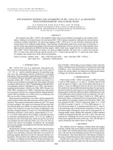 The Astrophysical Journal, 657:1042Y1045, 2007 March 10 # 2007. The American Astronomical Society. All rights reserved. Printed in U.S.A. THE RADIATIVE PATTERN AND ASYMMETRY OF IRC +10216 AT 11 m MEASURED WITH INTERFERO