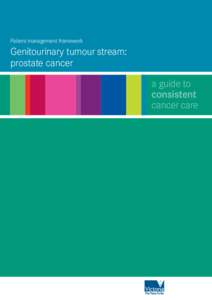 Patient management framework  Genitourinary tumour stream: prostate cancer a guide to consistent