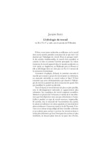 Ellul-Idéologie du travail.indd