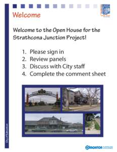 STRATHCON STRATHCONA Welcome  JUNCTION