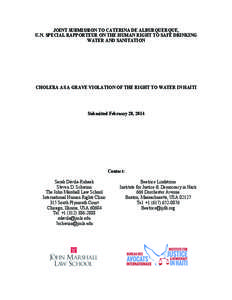 Microsoft Word - SR Haiti Cholera Final Report- Final .docx