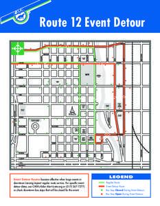 Route 12 Event Detour PENNSYLVANIA LARCH  CEDAR