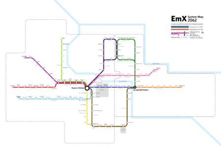 EmXSystem Map A modest proposal for the transit future of Eugene/Springfield Existing routes as of 2012