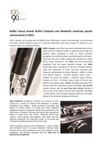 Clarinets / Reed aerophones / Buffet Crampon / Julius Keilwerth / Woodwind instruments / Saxophones / Bassoon / Mantes-la-Ville / Oboe / Music / Sound / Media technology