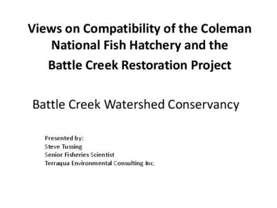 Battle Creek Watershed Conservancy