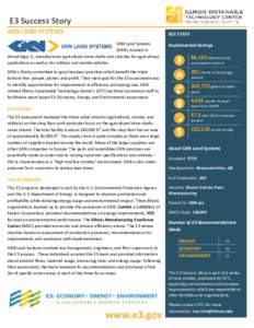 E3 Success Story GKN LAND SYSTEMS KEY STATS  GKN Land Systems