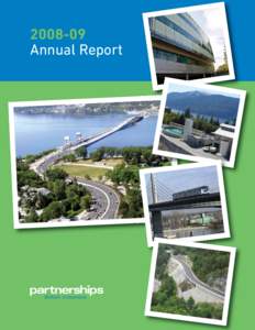 [removed]Annual Report PHOTOS Front cover (clockwise from top): Abbotsford Regional Hospital and Cancer Centre; Britannia Mine Water Treatment Plant; Canada Line (Photo: Meiric Preece);