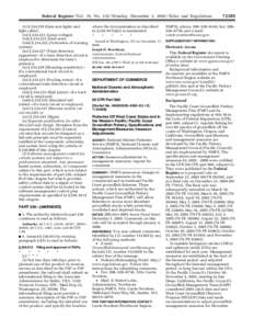 Federal Register / Vol. 70, No[removed]Monday, December 5, [removed]Rules and Regulations (v) § [removed]Gate arm lights and light cable); (vi) § [removed]Lamp voltage); (vii) § [removed]Gate arm); (viii) § [removed]Act