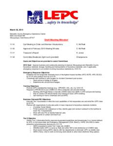 Local Emergency Planning Committee / Dangerous goods / Incident Command System / Albuquerque /  New Mexico / Emergency Planning and Community Right-to-Know Act / Emergency management / Management / Public safety