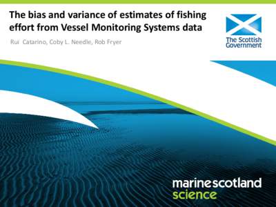 The bias and variance of estimates of fishing effort from Vessel Monitoring Systems data