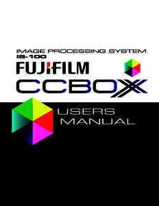 image processing system IS-100 USERS MANUAL