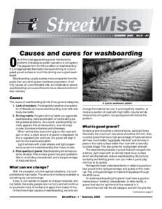 Causes and cures for washboarding  O ne of the most aggravating gravel maintenance problems that plagues grader operators is corrugation.