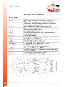 TECHNICAL SPECIFICATIONS The A1GP Chassis