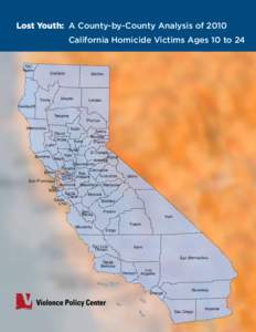 Lost Youth: A County-by-County Analysis of 2010 California Homicide Victims Ages 10 to 24  Lost Youth