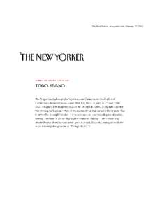 The New Yorker, newyorker.com, February 17, 2012   