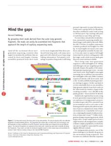 news and views  Mind the gaps Steven L Salzberg  © 2010 Nature America, Inc. All rights reserved.