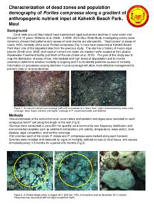 Fisheries / Physical geography / Anthozoa / Porites compressa / Porites lobata / Coral / Porites / Algal bloom / Southeast Asian coral reefs / Poritidae / Coral reefs / Water